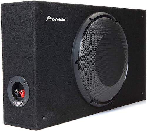 Pioneer-TSSWX2502-10-Inch-Shallow-Mount-Pre-Loaded-Enclosure-SubWoofer